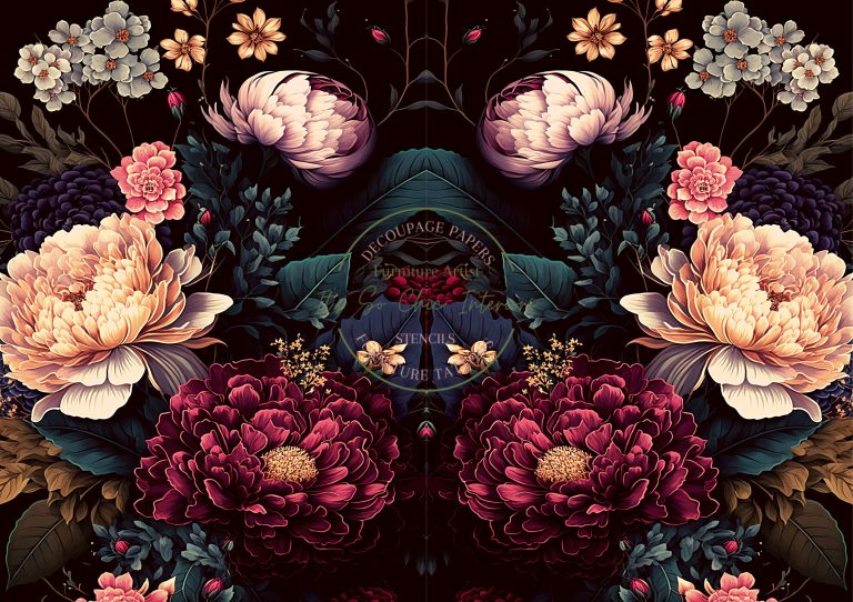 A1 Moody Floral 2 x A2