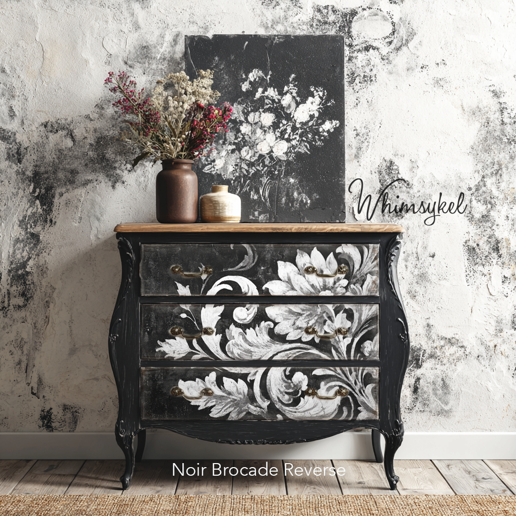 Noir Brocade Reverse