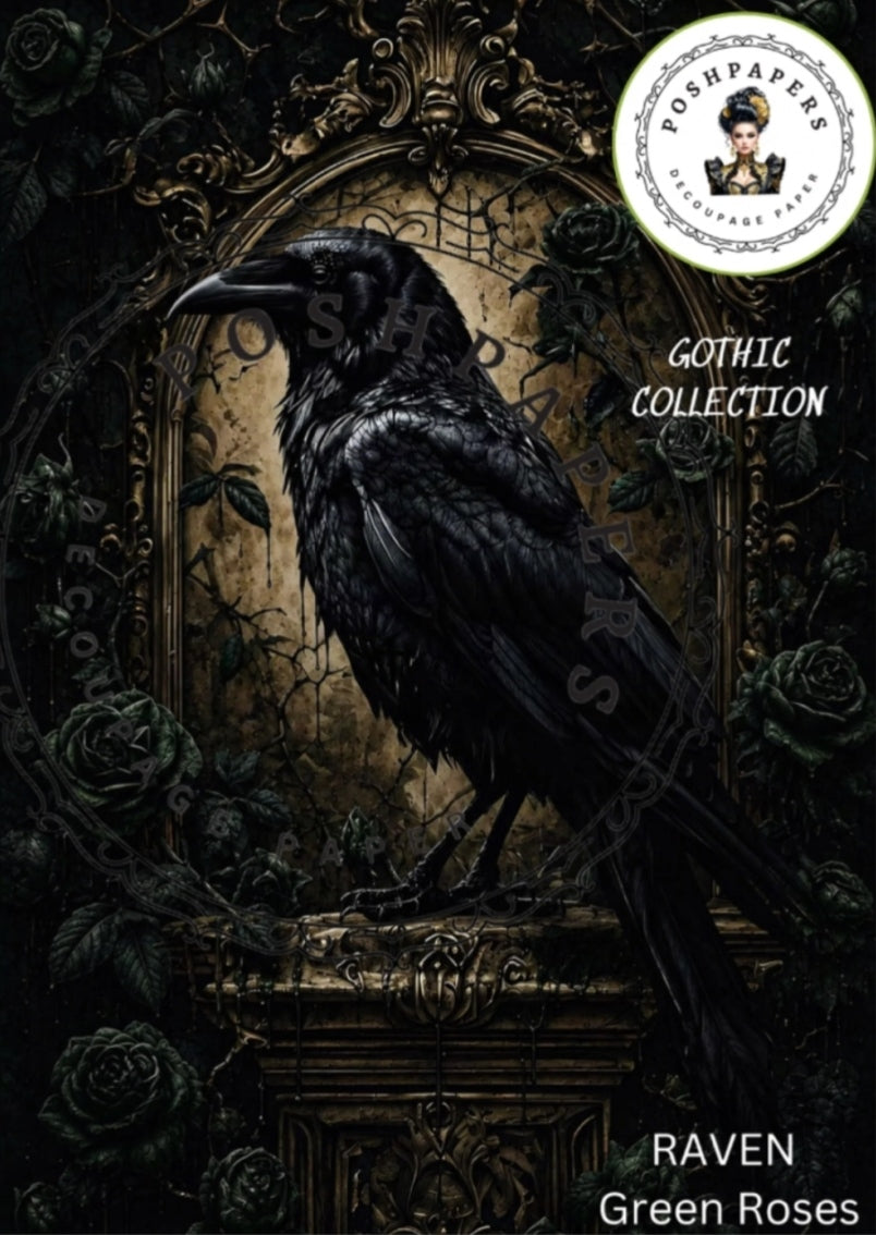 Raven Green Roses