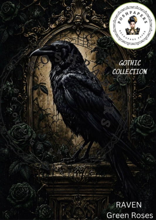 Raven Green Roses