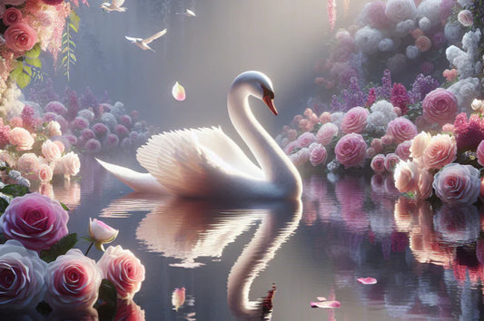 Mauve Swan