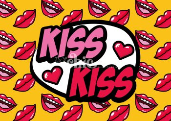 Kiss Kiss Pop Art (POD)