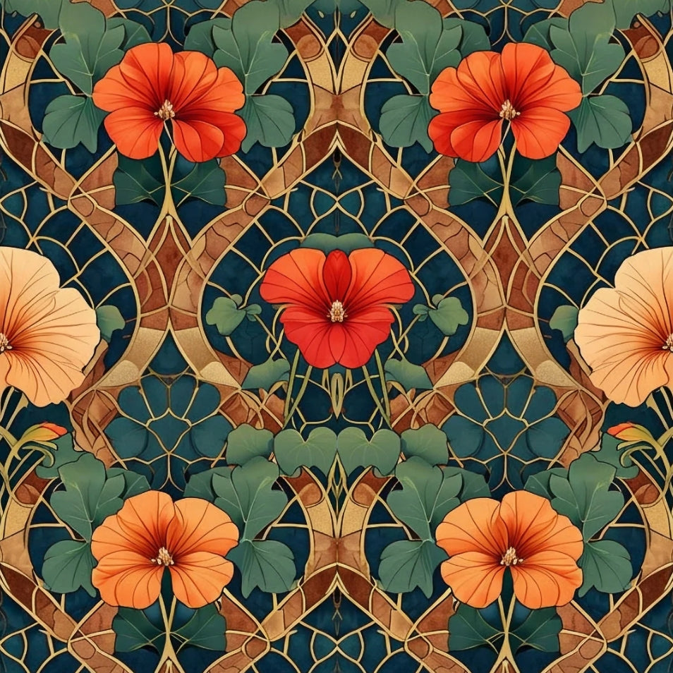Stained Glass Blossoms