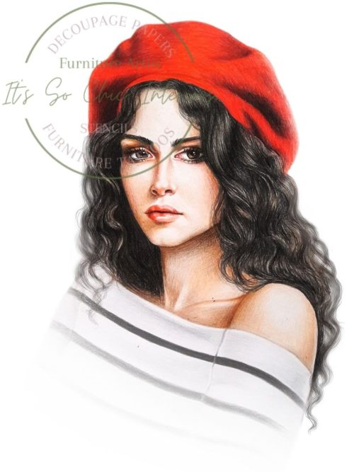 Girl in Red Beret